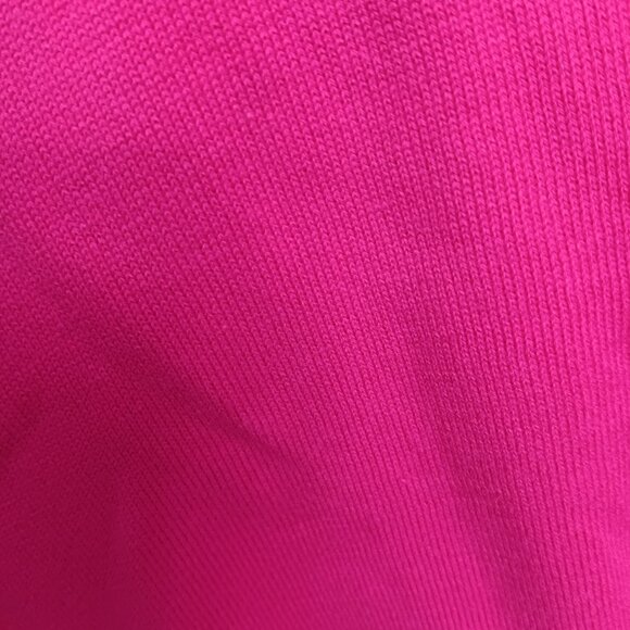 Vintage Cleo Petites Fuchsia Cotton Sweater 90s Stitch Detail Small - Picture 6 of 6
